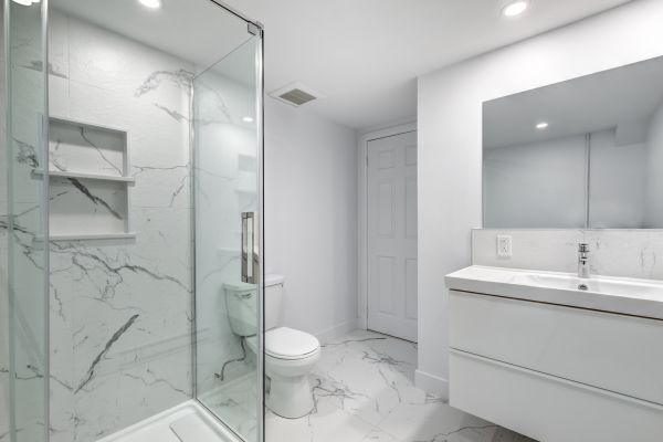 Basement Bathroom Installation in Eau Claire