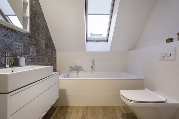 Attic Bathroom Construction in Eau Claire